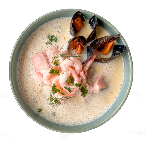 Fisk- och skaldjurssoppa