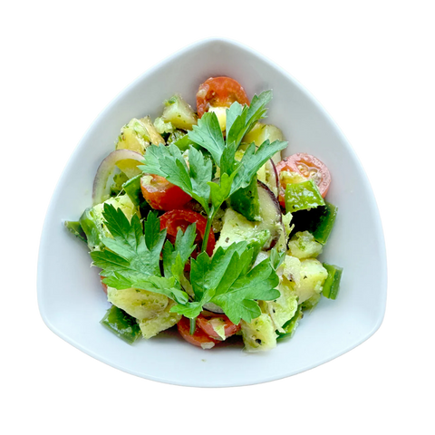 Potatisallad med örtolja