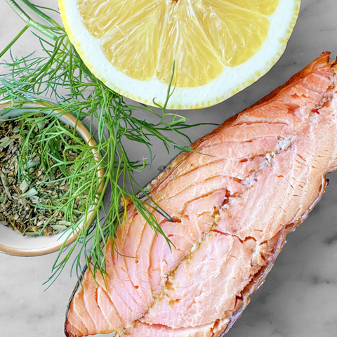 Varmrökt lax Örtkryddad Portionsbit 170 g